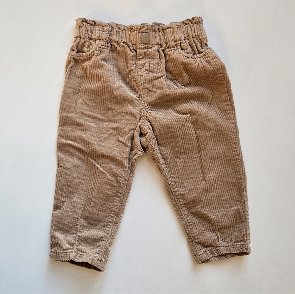 H&M Tan Corduroy Kids Pants 12M